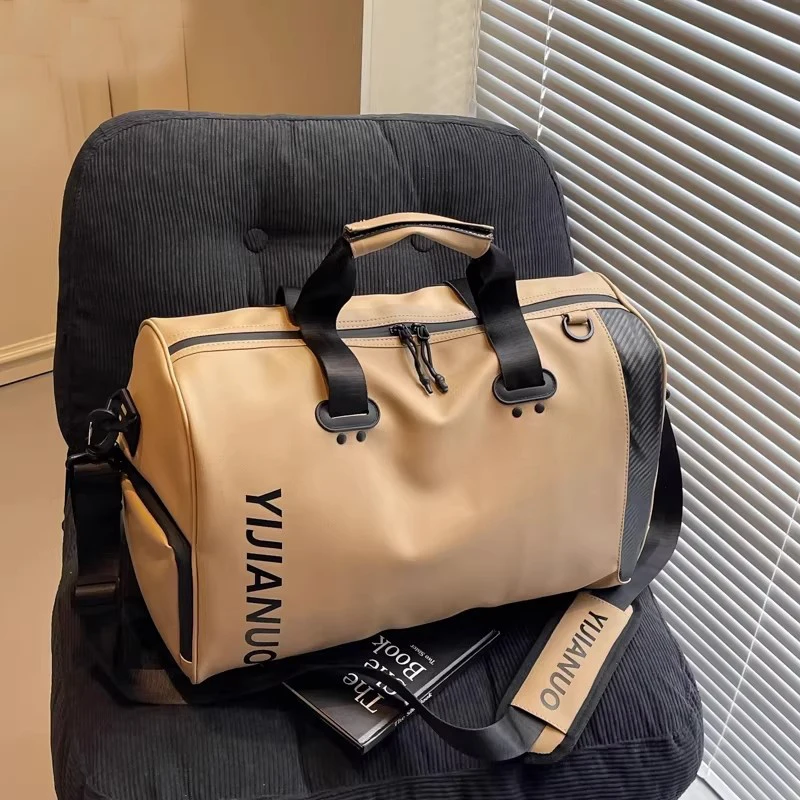 large-capacity-fitness-bag-sports-travel-bag-men's-swimming-bag-women's-luggage-handheld-diagonal-shoulder-bag-wet-and-dry-se