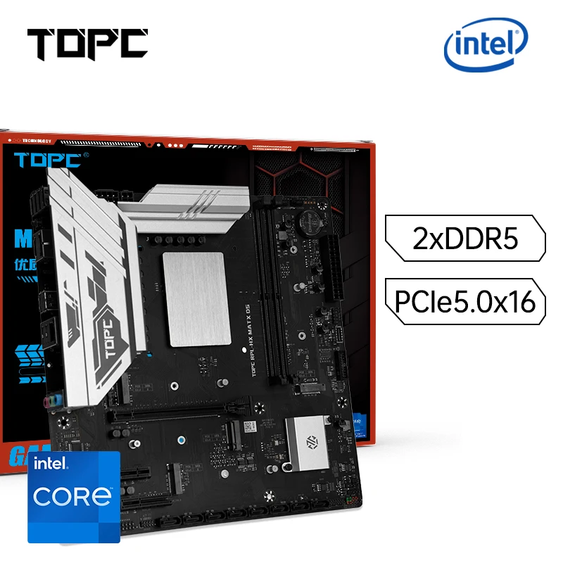 TOPC Intel Core 14900HX DDR5 6400MHz PCIe5.0 4×M.2 8×SATA 2.5G LAN Tpye-E USB4 Gaming Motherboard/ OpenClaw