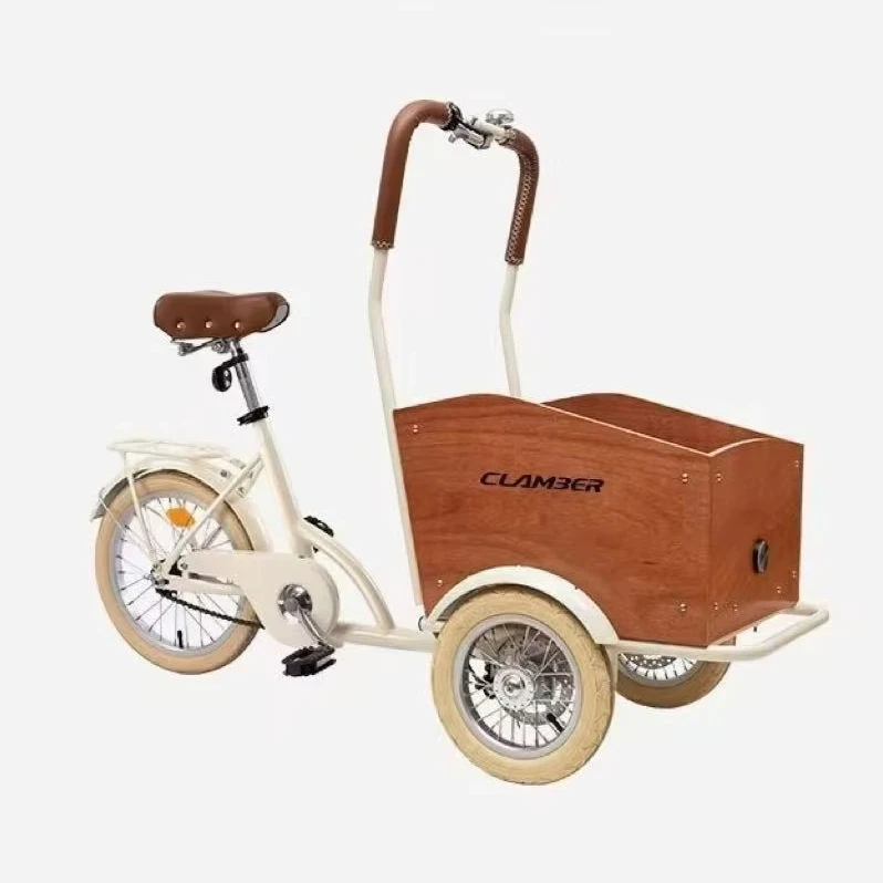 Dogs and Cats Foldable Pet Tricycle with Fabric Upholstery for Outdoor Use