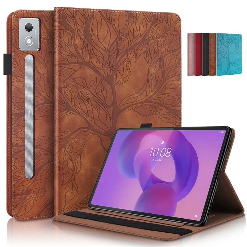 Shockproof PU Leather Protective Case for Lenovo Xiaoxin Pad Pro 12.7 2025 TB373FU TB375FC Stand Casing