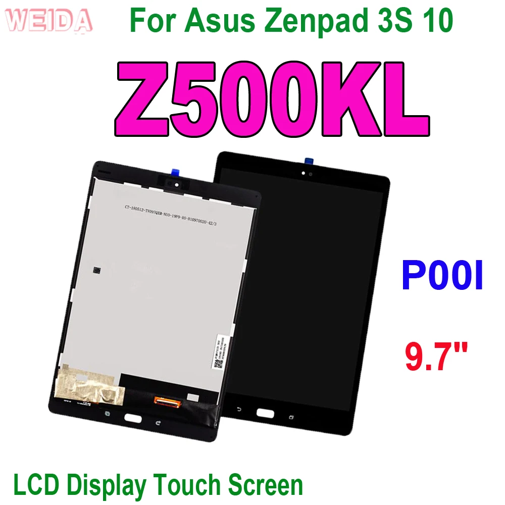 

9.7" For Asus Zenpad 3S 10 Z500KL ZT500KL P00I LCD Display Touch Screen Digitizer Assembly 2048*1536 for Asus Z500KL LCD