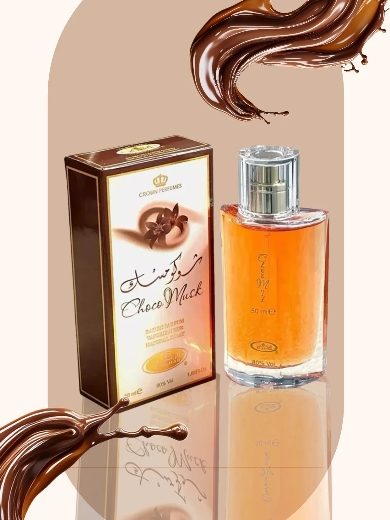 Perfume Unisex Choco Musk 1PCS 80ml Aroma Dulce Cremoso a Vainilla y Almizcle de Larga Duración para Uso Diario, Regalo Gourmand Acogedor para Él y Ella!