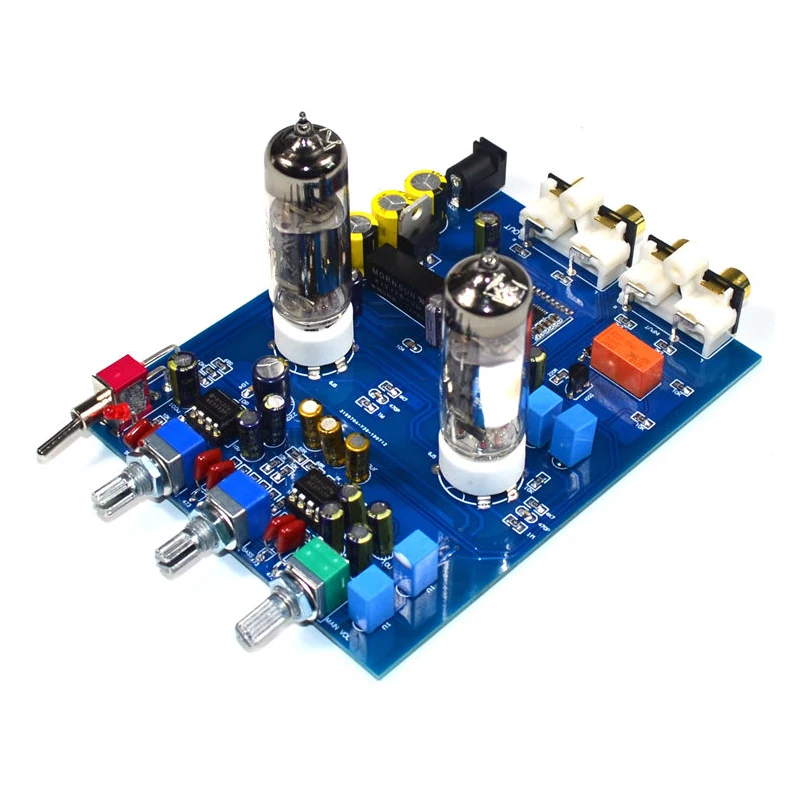 BAHOD HIFI 6J5 electronic tube front-end audio amplifier 4.2 Bluetooth board NE5532 tone board