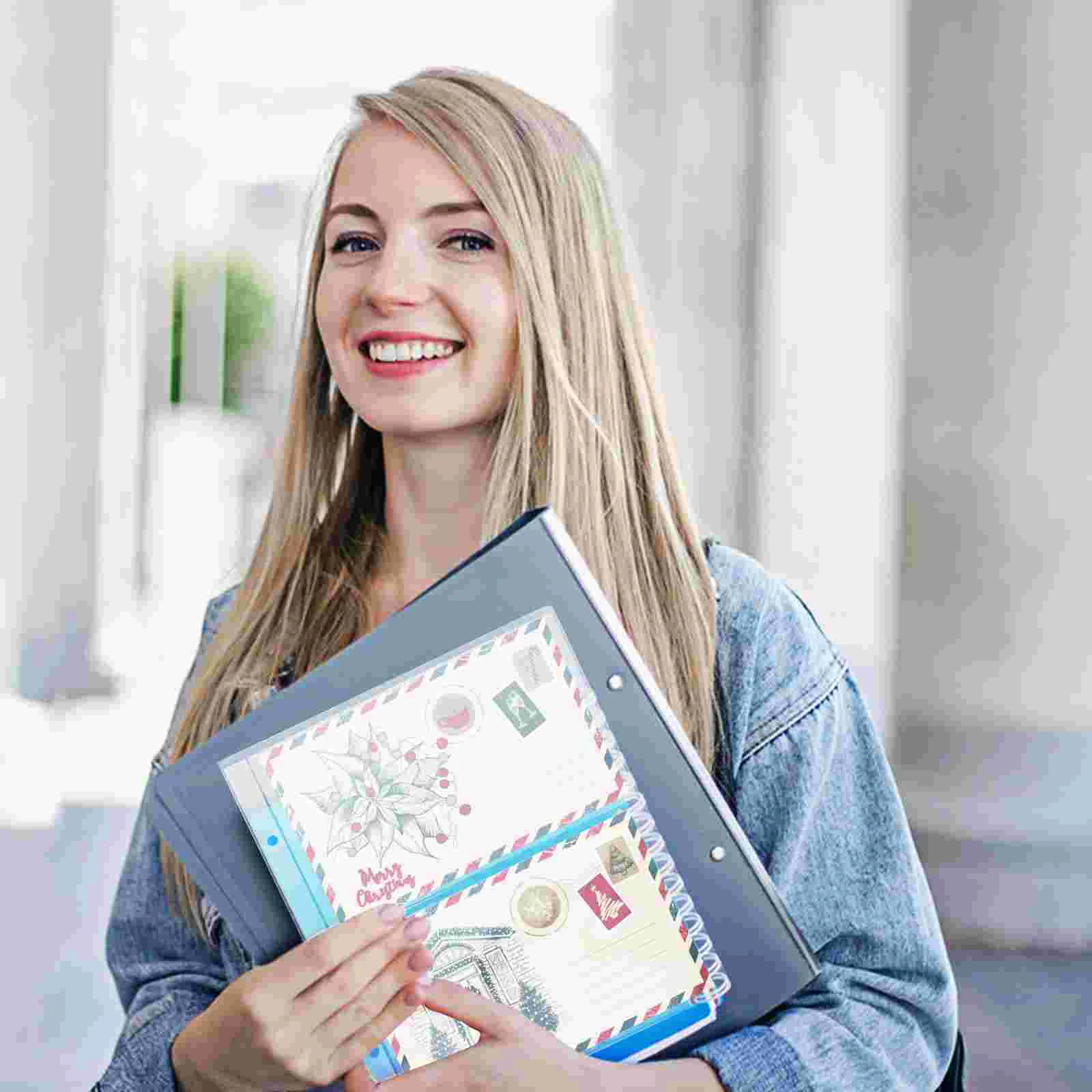 Sobre colección de billetes libro hombre carpeta Clips papel dinero manga Pvc mangas moneda colección álbum páginas