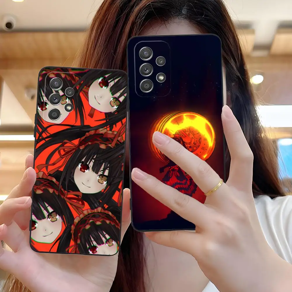 تاريخ لايف كورومي توكيساكي قضية الهاتف لسامسونج غالاكسي M55 54 42 35 34 33 32 23 22 15 14 13 12 F55 5G غطاء اللون جميل