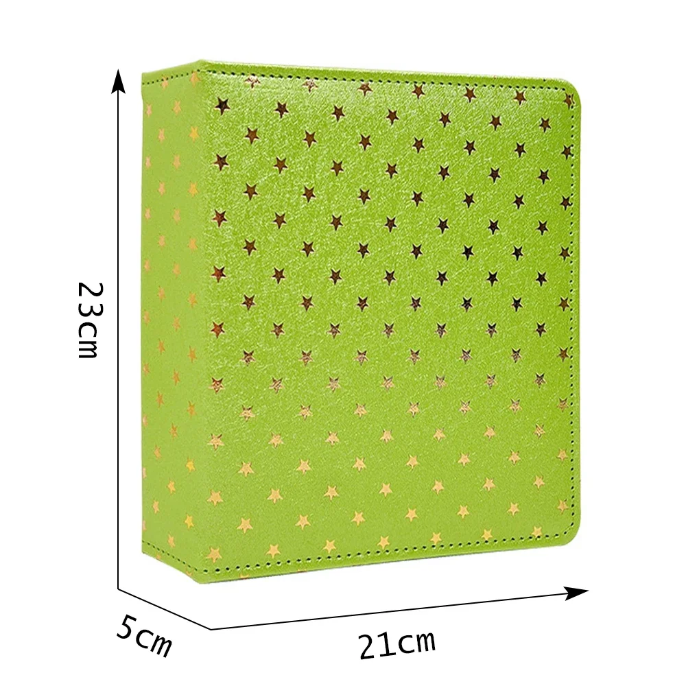 A5 Laser Star Cover Photo Album 3 Ring Photocard Binder Scrapbook Album 1/2/4 Grid Sleeves 10x15 15x21 3 inch Cards Protectors