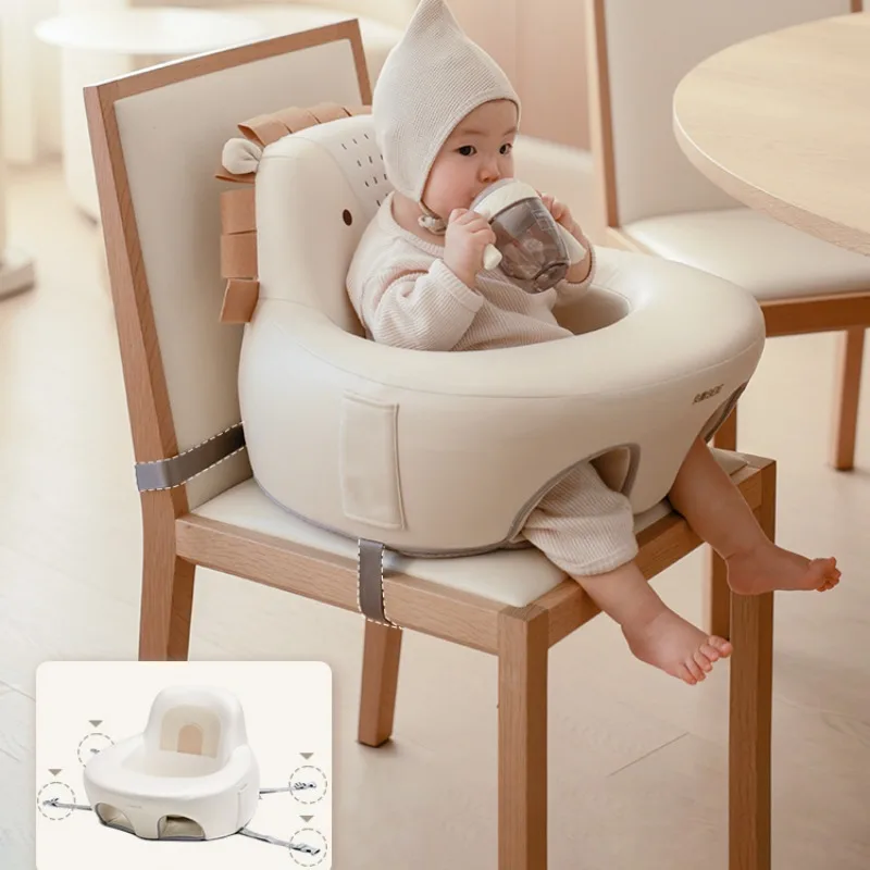 Cadeira macia do estilo Eggshell do arco-íris, Baby Spine Protection Chair, Cadeira de jantar para crianças, Sofá de bebê