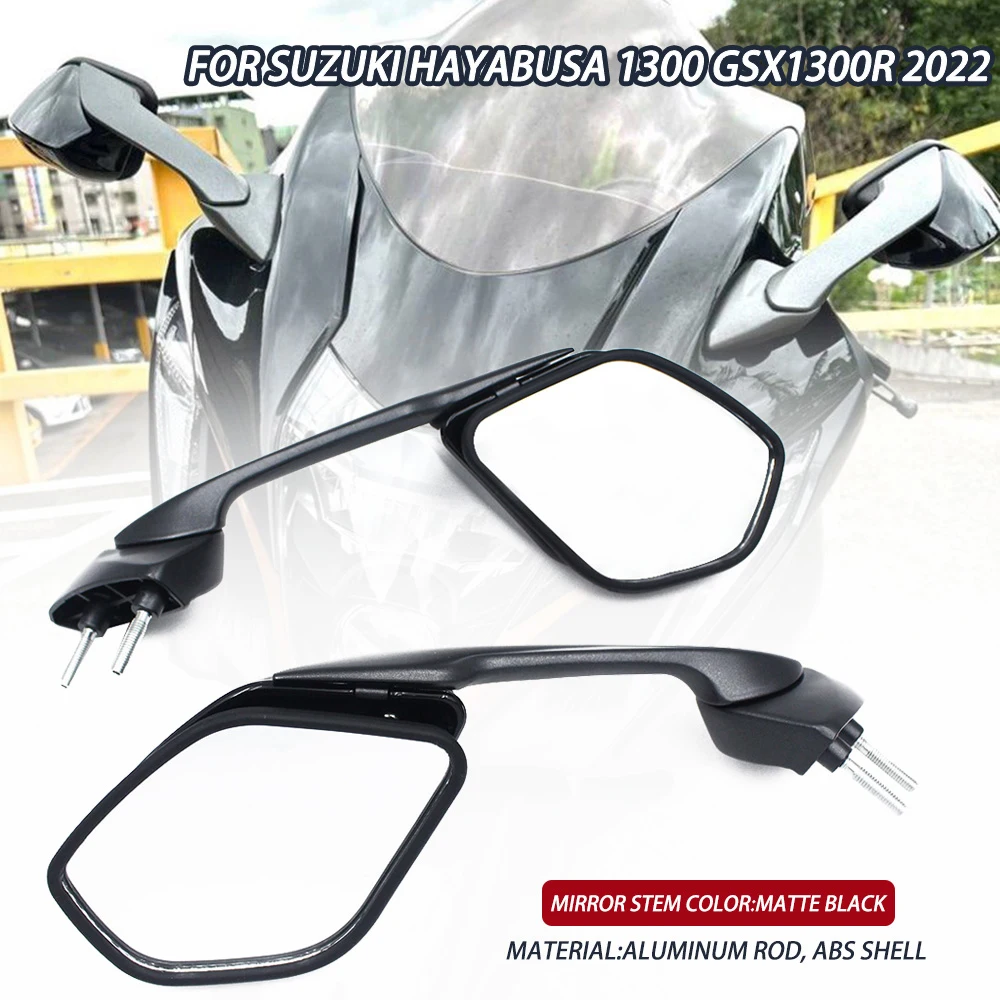 

Motorcycle Adjustable Rotating Rearview Mirror For Suzuki HAYABUSA 1300 GSX1300R 2022 2023 2024