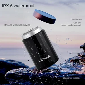 Youpin Konka Mini wasserdichte elektrische, wiederaufladbare, doppelte Klingenkopf, starke schnelle Klinge 6 Hauptverkäufe Konka -Purifier - №3