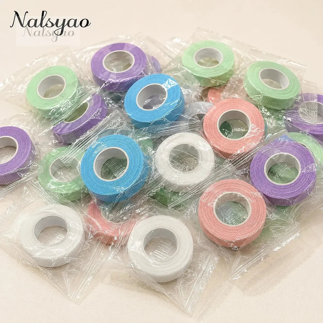 2/3 Rolls Japanese Insulating Tape for Eyelash Extension Under Eye Pads Breathable Non-woven Lint Free Paper Patch