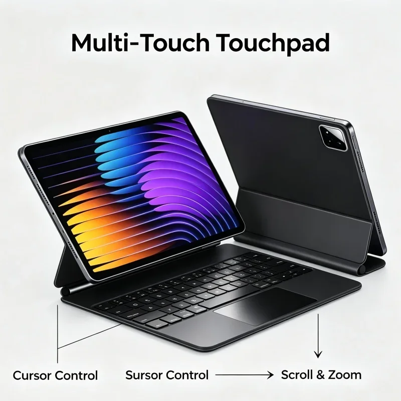 Suspended Floating Keyboard Folio for Xiaomi Mi Pad 7 8 Pro 11.2