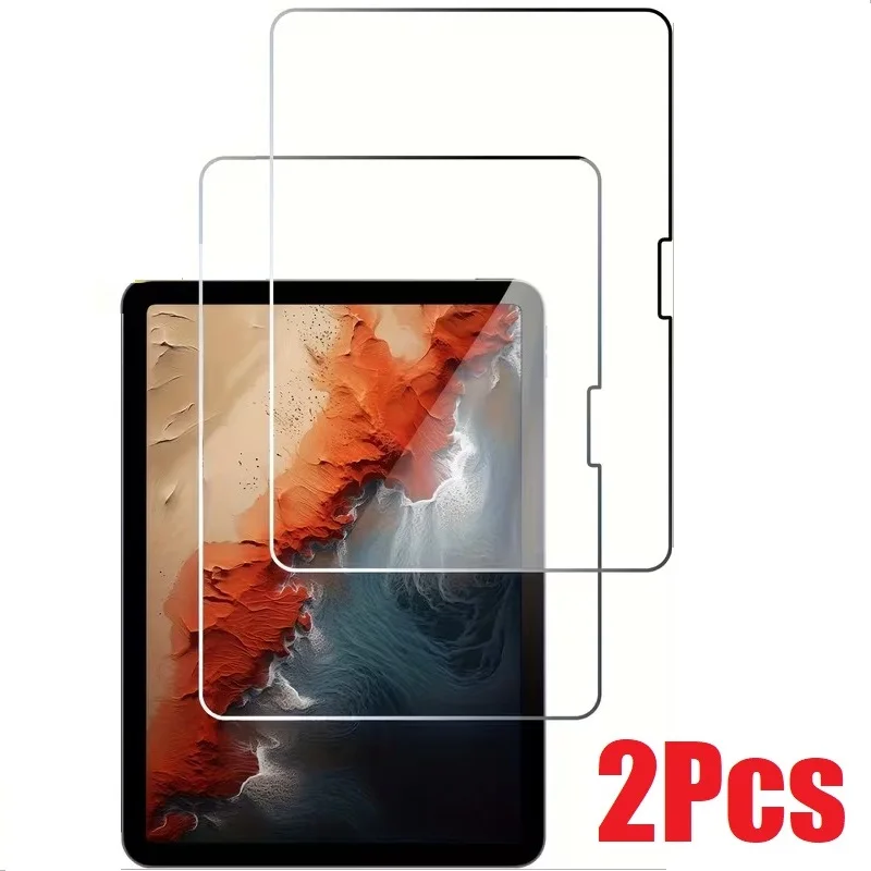 2Pcs Tempered Glass Film For iPad Air 3 4 5 11inch Air M4 M5 M6 11 13inch 9H Protective Screen Protector