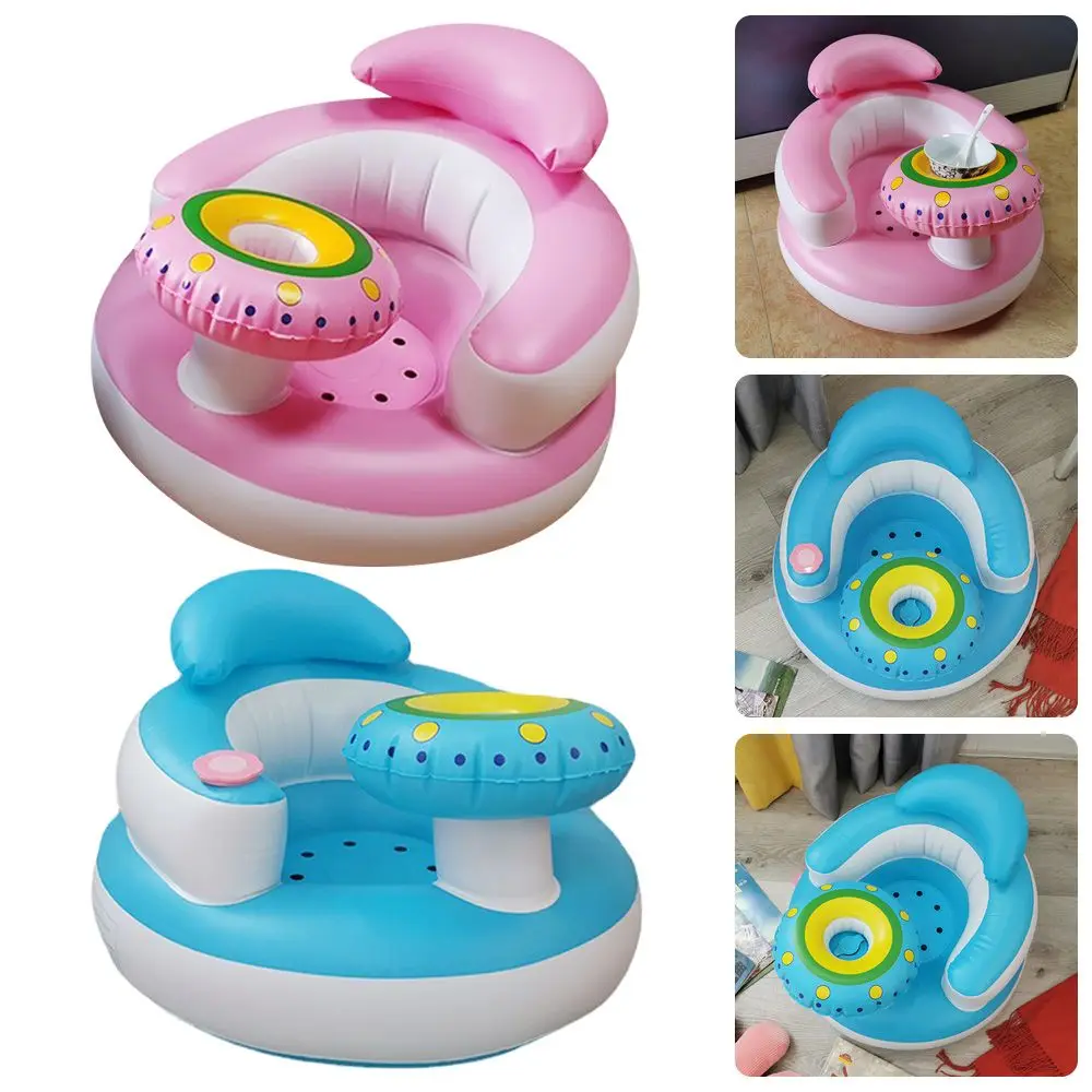 PVC Gifts for Feeding Resting Inflated Toys Inflatable Chair Kids Sofa Baby Chair Seat