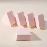 50pcs Triangle Makeup Blender Sponges For Full Face Curve Blending Coverage, Cream, Liquid Foundation, Mini Beauty Applicator 2
