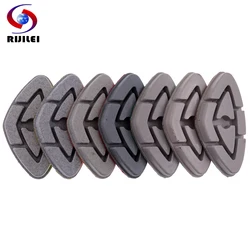 7 Pieces Stone Triangle Polishing Pads For Concrete Corner Special-Shaped Wet Sanding Pad For Grainte Stone Floor