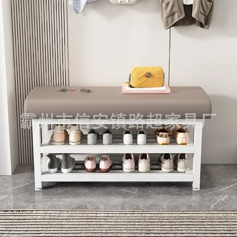 Light Luxury High-end Home Furnishing Home Seating Shoe Cabinet Modern Simple Sofa Shoe Stool