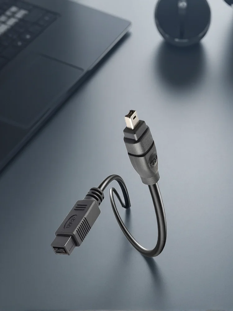 Kabel FireWire 800 na 400, 9-pinowy na 4-pinowy, wysokiej jakości kable IEEE 1394 do PC, DV, karty przechwytywania wideo iLink — zdjęcie produktu 7