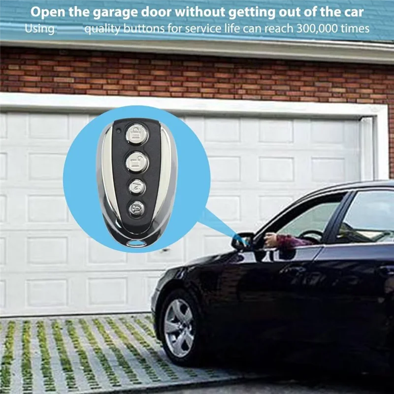 Remote Control For Automatic Gate Opener -433.92 Mhz Electric Rolling Driveway Security Kit With Backup Keys-ABJU