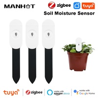 Tuya Intelligent Zigbee Soil Moisture Sensor Temperature And Humidity Tester Plant Monitor Support Voice Control Google Home