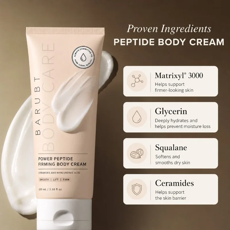 Niacinamide & Ceramide Body Lotion 100ml – Barrier-Supporting Moisturizer, Strengthens & Nourishes Dry Skin for Smooth Texture