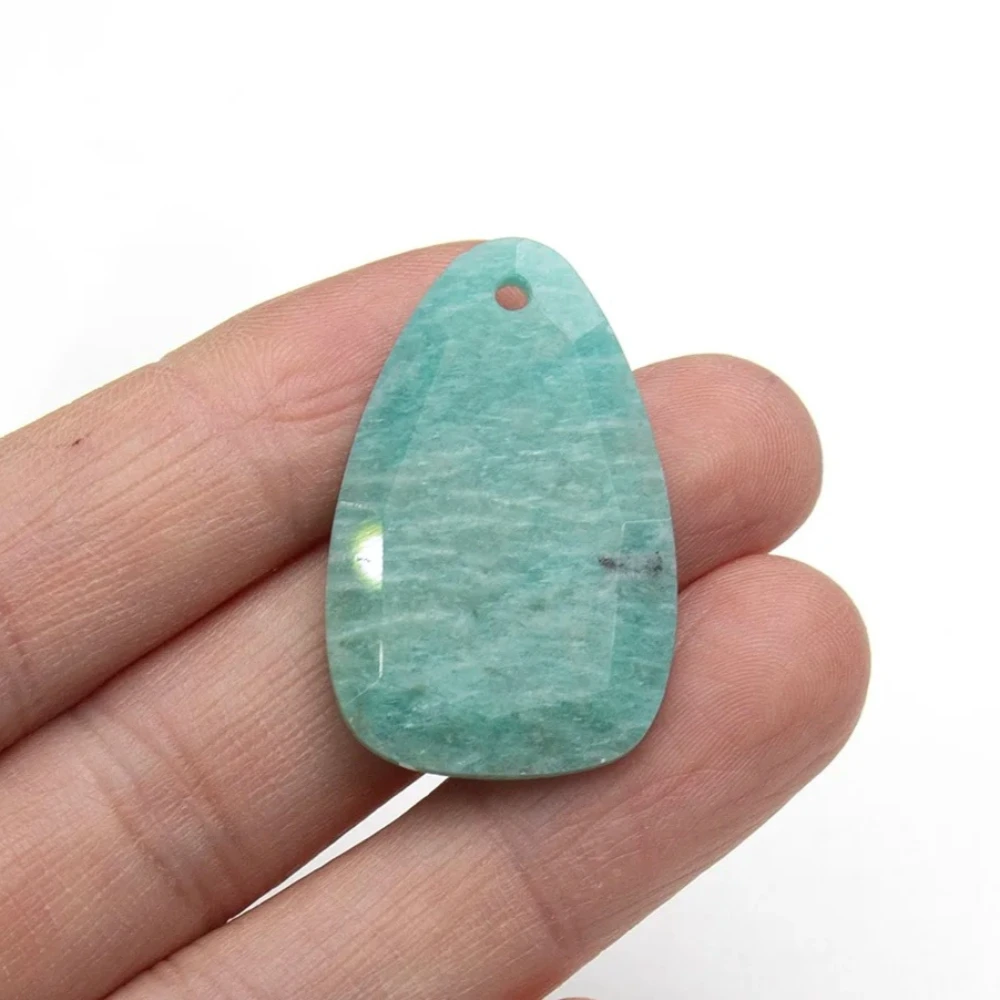 1 قطعة 21x33 مللي متر قطرة الماء عالية الجودة الطبيعية شبه حجر كريم المعلقات قطع الأوجه لصنع عقد دي اي واي مجوهرات اكسسوارات #3