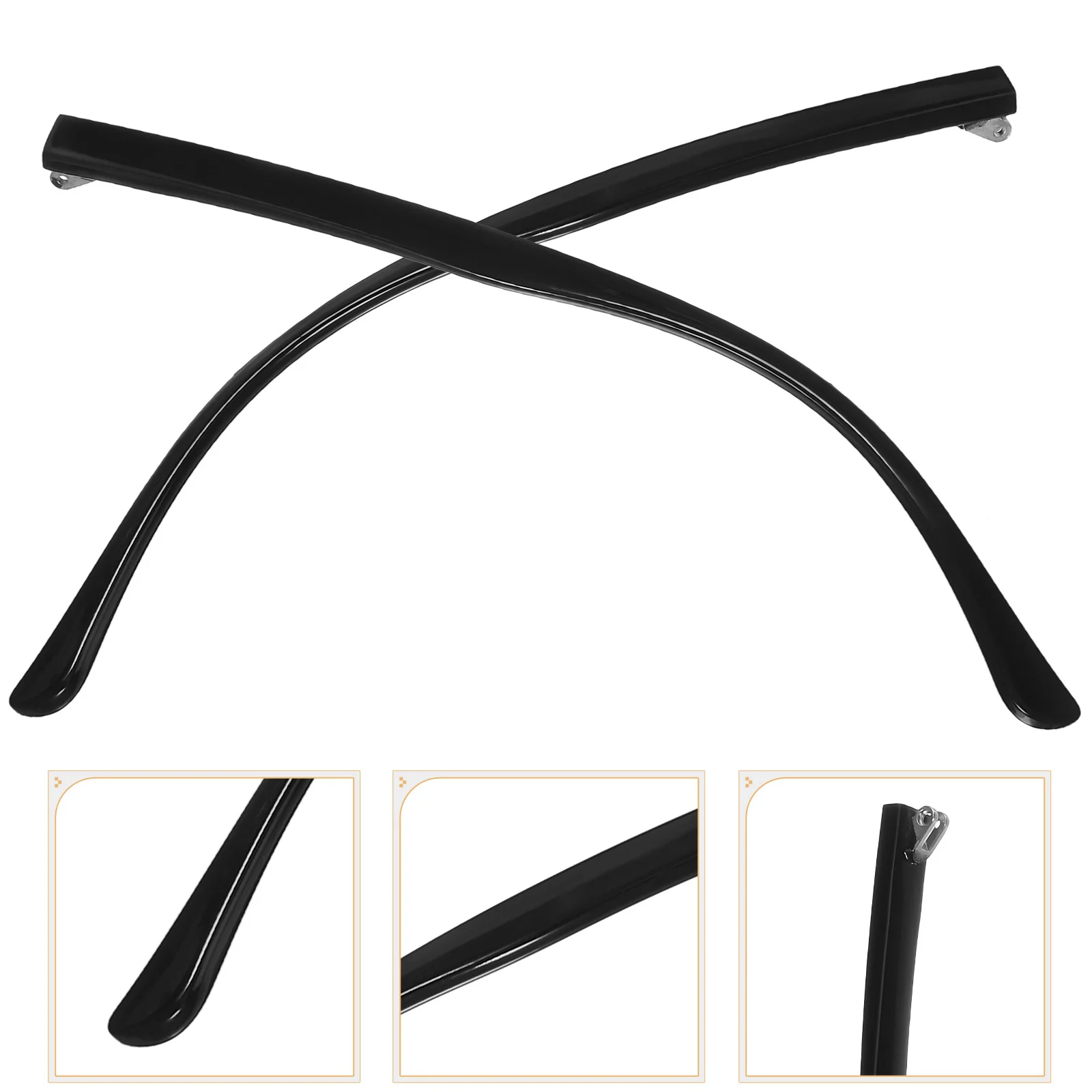 1 زوج نظارات الذراع استبدال النظارات المعدنية النظارات الشمسية الساقين العالمي دائم إصلاح أجزاء النظارات الأسلحة استبدال #1