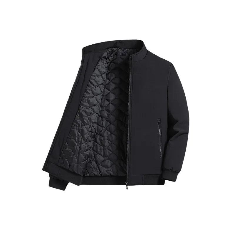 Winter Outdoor Running Sports Leisure Thick Warm Jacket Men Winter Thick Cotton Clip Windproof Breathable Versatile Warm Jacket