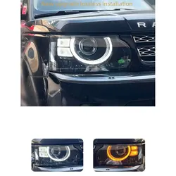 For Land Rover Range Rover Sport 2010-2013 L320 LED Headlight Upgrade LED Headlights Automobile Parts LR023551 LR023552