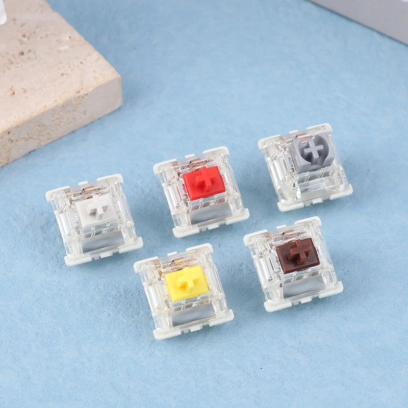 GATERON G Pro V3 3.0 Pro Switch 3pin For Mechanical Keyboard Pre Lubed RGB Linear Tactile White Yellow Red Silver Brown MX Axis