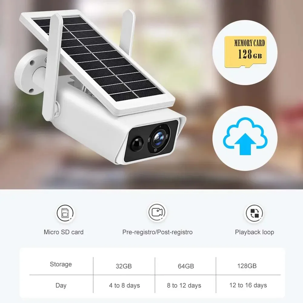 ICSEE 5MP WiFi Camera Solar Powered 2MP Battery Camera PIR Human Detection IP66 Waterproof Outdoor Wireless Security Camera