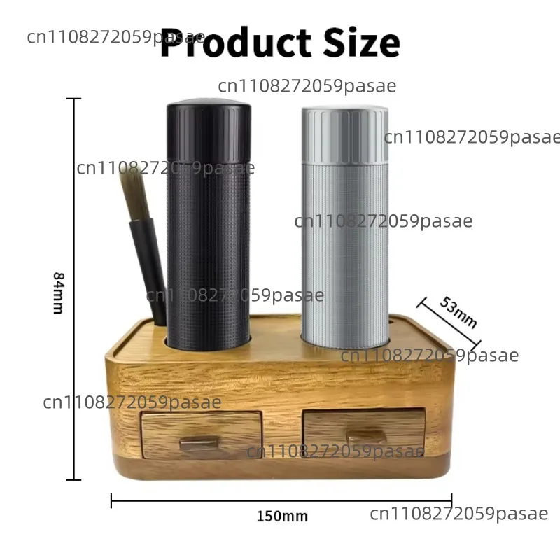 Manual Salt and Pepper Grinder Set, Ceramic Blade, Textured Design, Adjustable Thickness, Silver Surface, Eco-Friendly