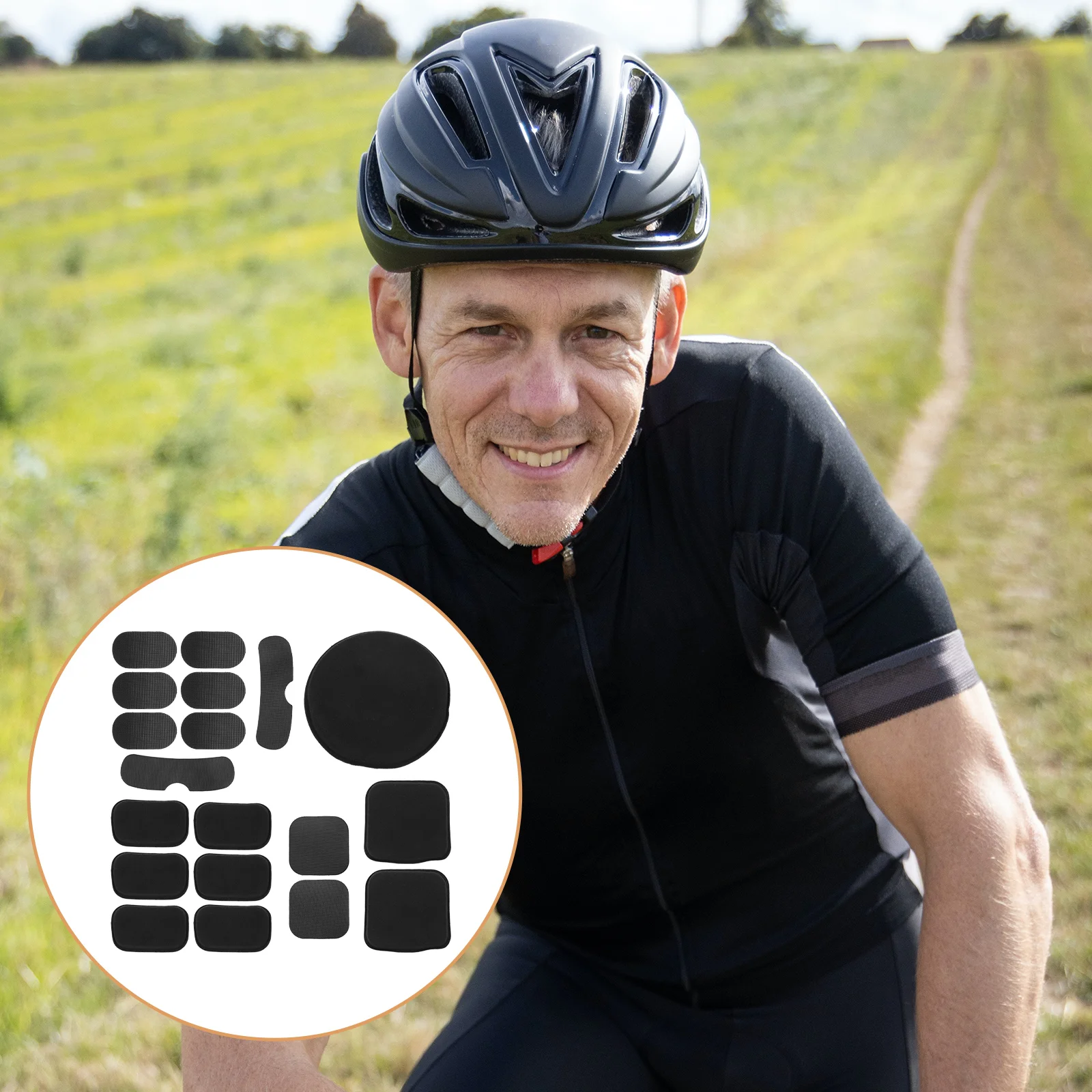 Knee Pads Safety Inner Eva Bicycle Breathable for Riding Cushion Protective Supplies