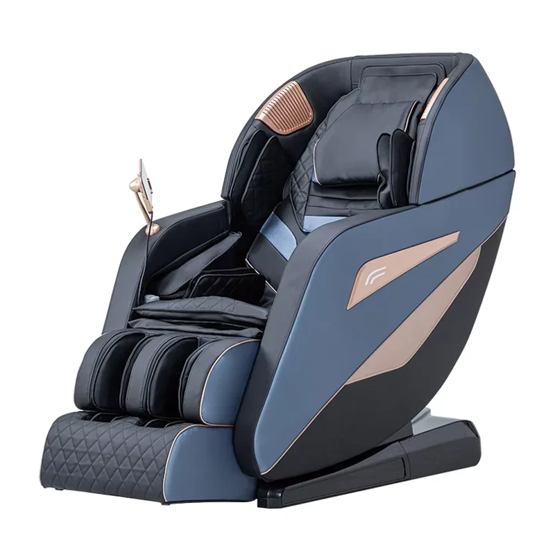 

with Foot Massage 4D Robot Intelligent Voice Control Hifi bluetooth Music Function Large Touch Screen Massage Chair