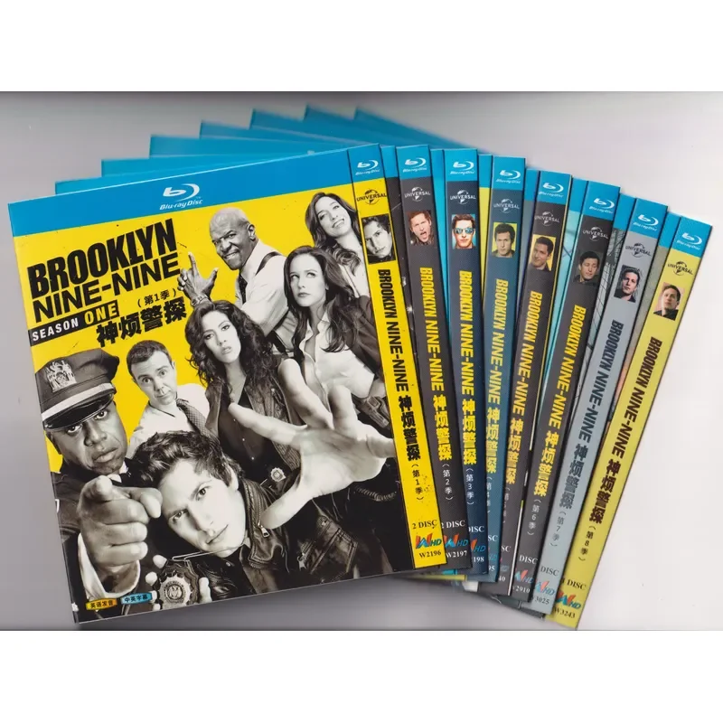 

American TV Series The Annoying Detective Seasons 1–8 14 Discs Blu-ray BD High Definition Disc