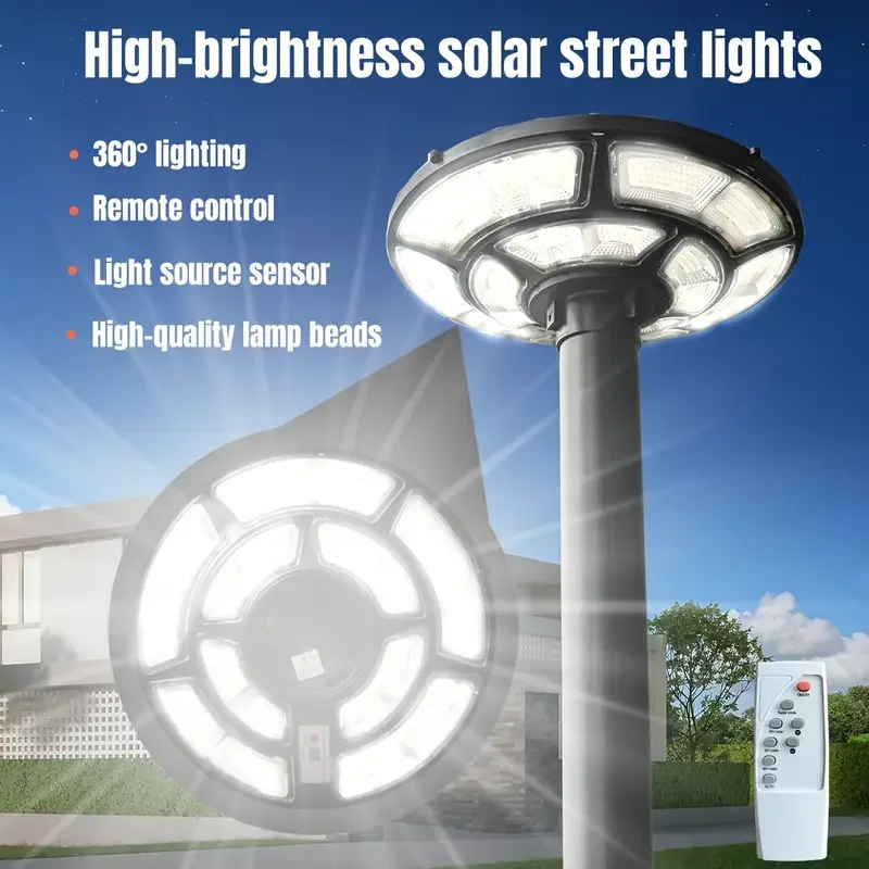 

Солнечные уличные садовые фонари, с дистанционным управлением, простые в установке, солнечные ландшафтные дорожные фонари, используемые в дворе/пачете/гаранже