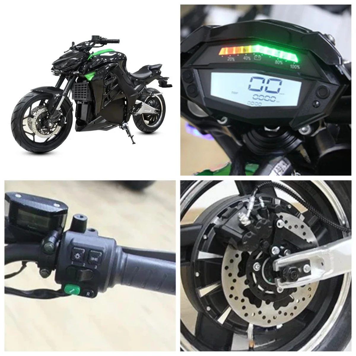 

STLFНовогодний подарок, полноразмерный 150 км/ч, уличный легальный дальний радиус действия, 8000 Вт, 10000 Вт, гоночный электрический мотоцикл для взрослых