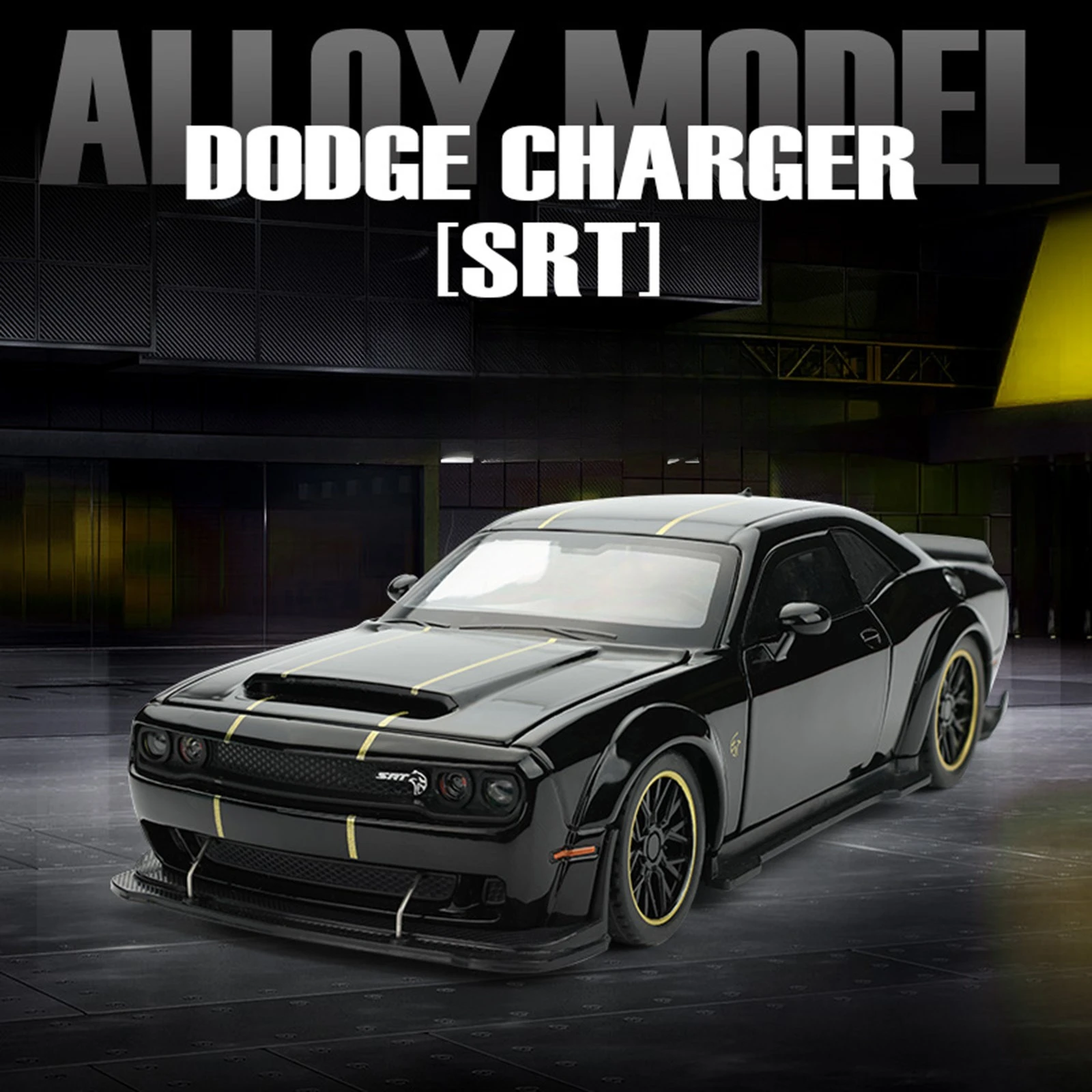 

1:32 Dodge Challenger SRT Hellcat Redeye супер спортивный автомобиль из сплава металла, литая под давлением модель автомобиля, звук и свет, хобби, коллекционный день рождения
