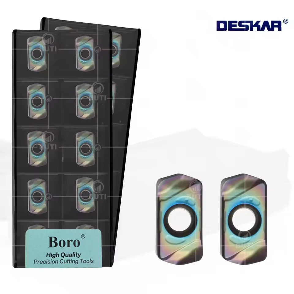 

DESKAR 100% Original Carbide Color Insert LNMU0303ZER-MJ TF618 Fast Forward To The CNC Milling Blade 40-55 degree hardened steel
