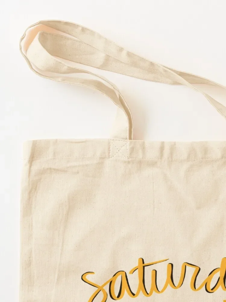 “Saturday Sun” Vance Joy Lyrics Tote Bag supermarket folding bag bags luxury women Reusable bags canvas tote