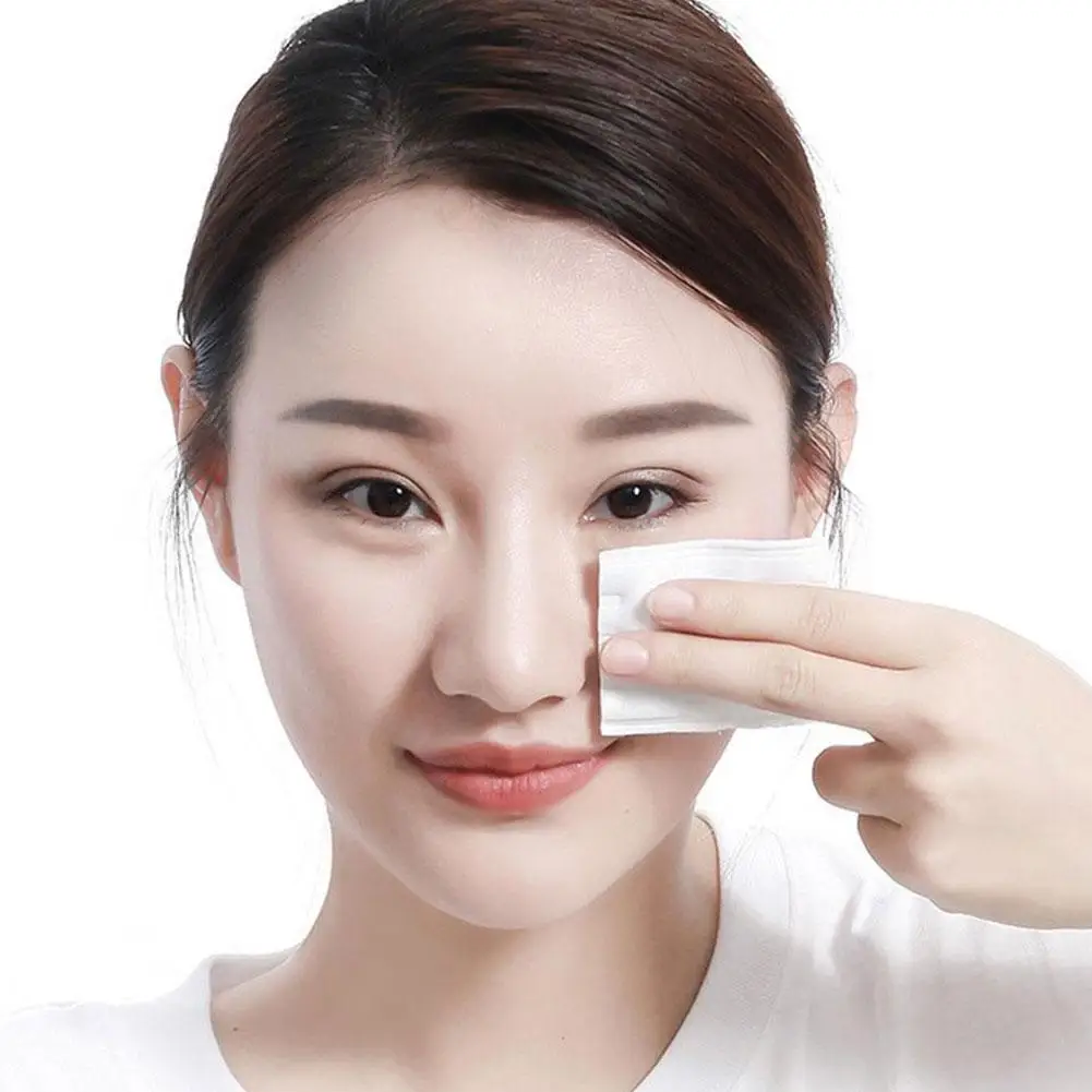 500pcs Wet Apply Makeup Remover Multi Functional Cotton Pad Wet Cotton Stretchable Facial Thin Non-Woven Makeup Cotton Tissues