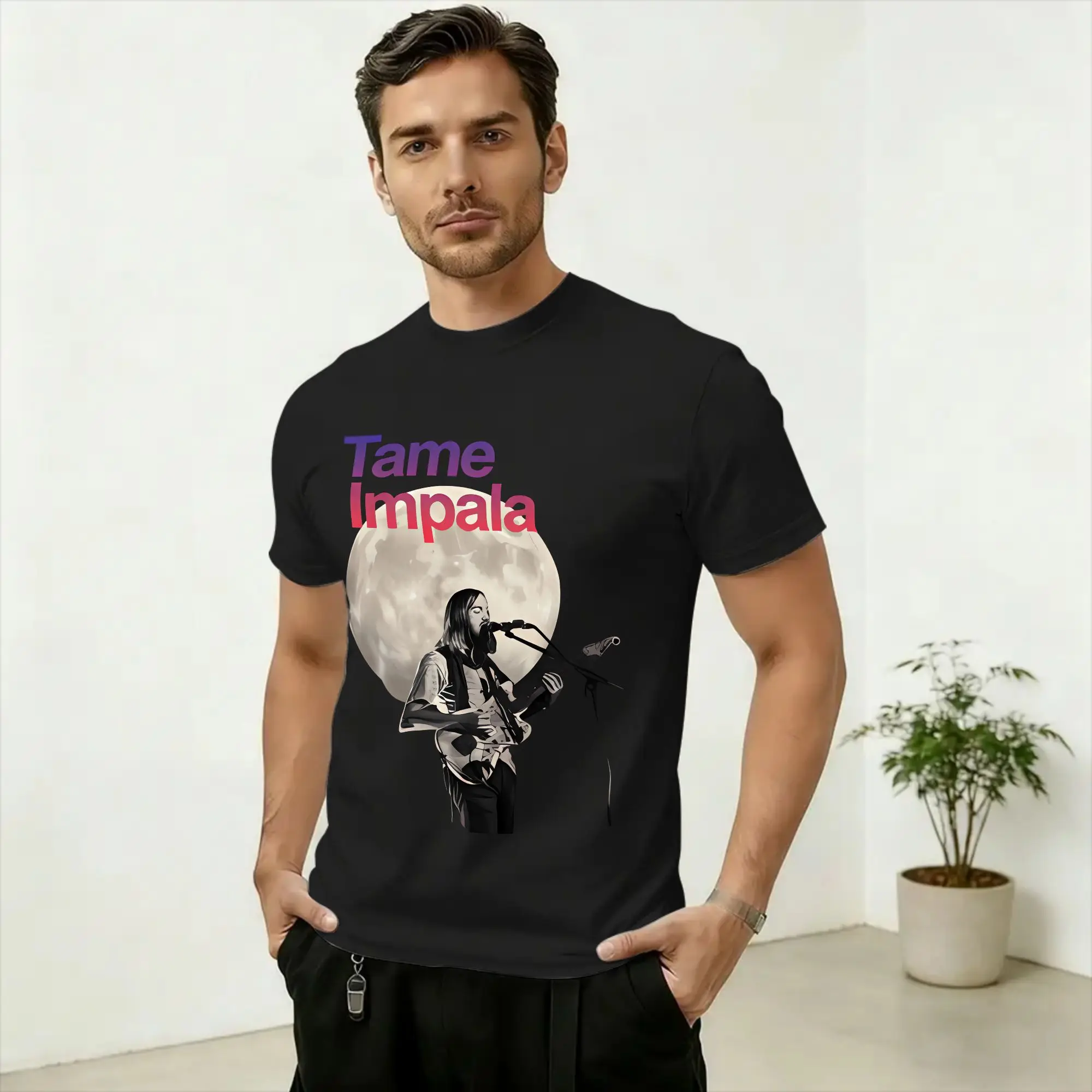 Tame Impala WT 2026 Cotton T Shirt For Couple Summer  Y2K Casual T Shirts O-Neck Novelty Tee Shirt Big Size Print Tops