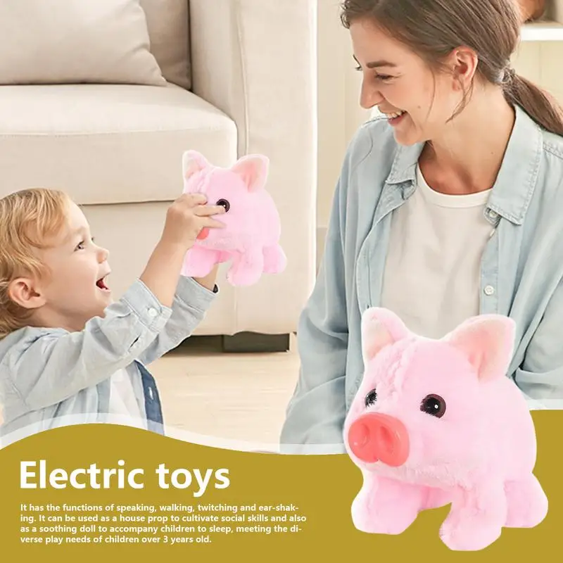 Realistic Animal Toy Fun Realistic Stuffed Toys Soft Skin-Friendly Robot With Smart Voice Control For Easter Baby Kids Girls