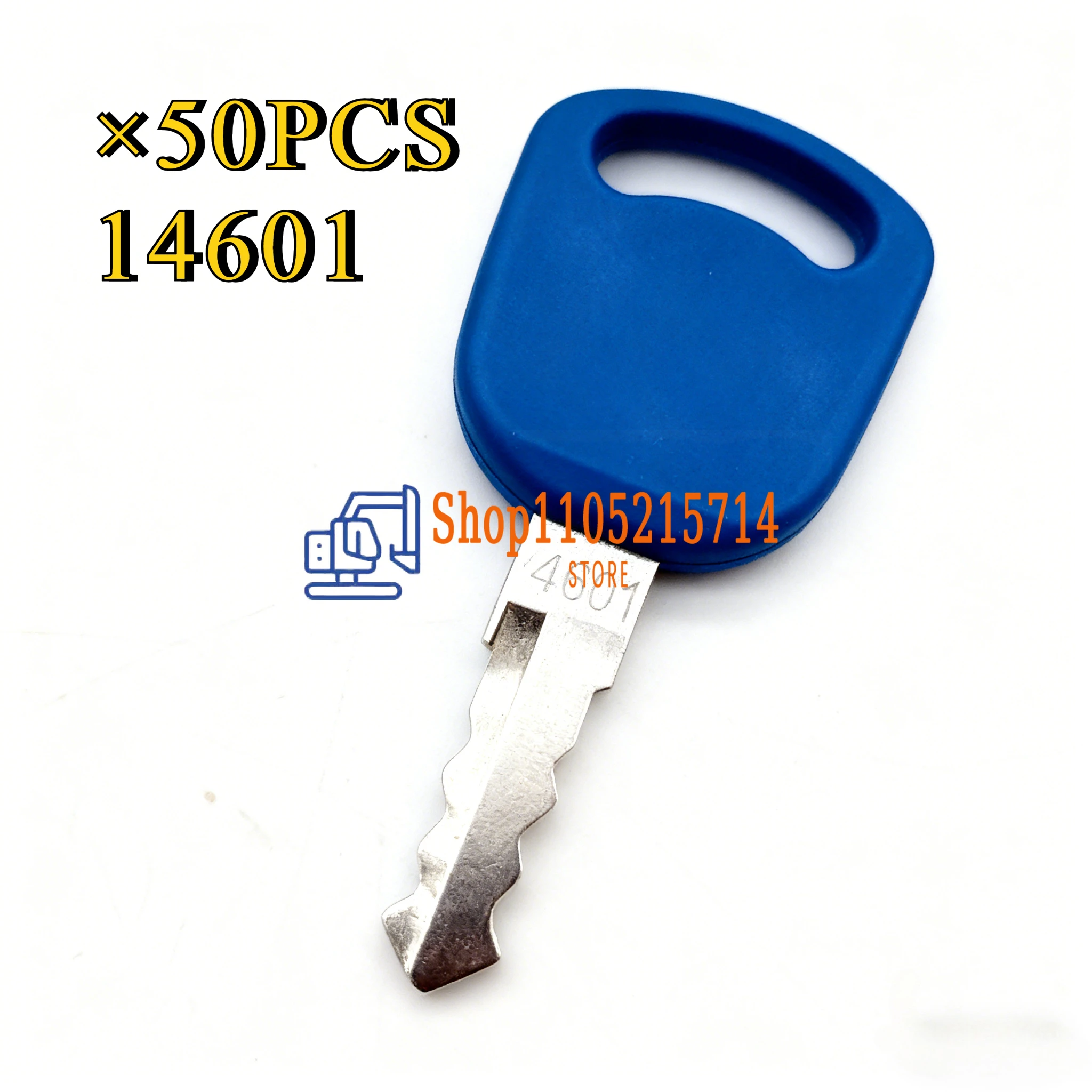 50PCS 14601 Key 82003267 82030143 Ignition Key For New Holland Excavator Tractors