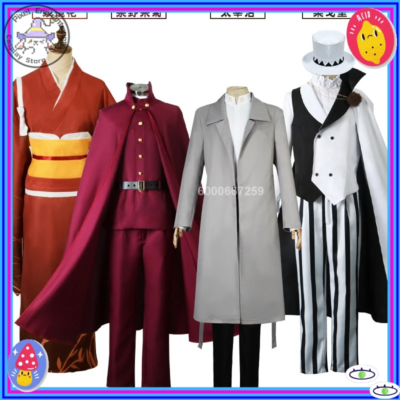 

Bungo Stray Dogs Cosplay Costume Anime Nikolai Gogol/Saikiku Jouno/Kyouka Izumi Role Playing Outfit Wig Men Comic Con Halloween