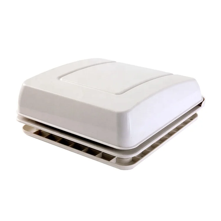 MG15RH White ASA and ABS Material RV Caravan Camper Trailer Moving Trailer Roof Hatch With Anti-mosquito Net 12V DC