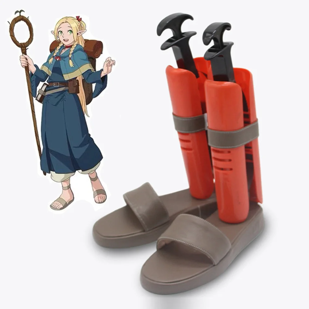 Marcille Delicious in Dungeon Cosplay scarpe stivali gioco Anime Party Halloween Chritmas Party costumi accessorio donna uomo