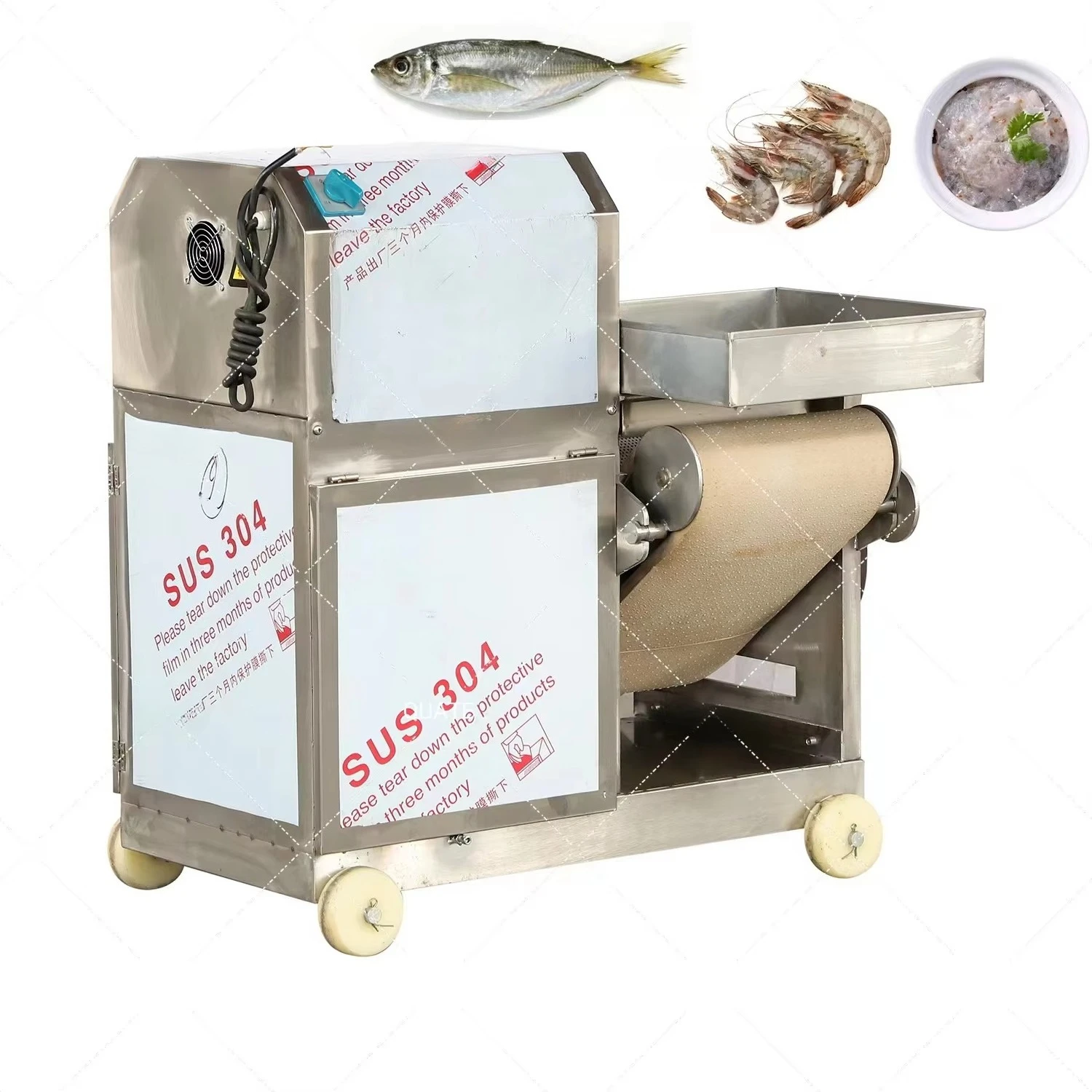 

Commercial Stainless Steel Fish Minced Fillet Making Machine Fish Bone Meat Separator Fish Deboner Machine