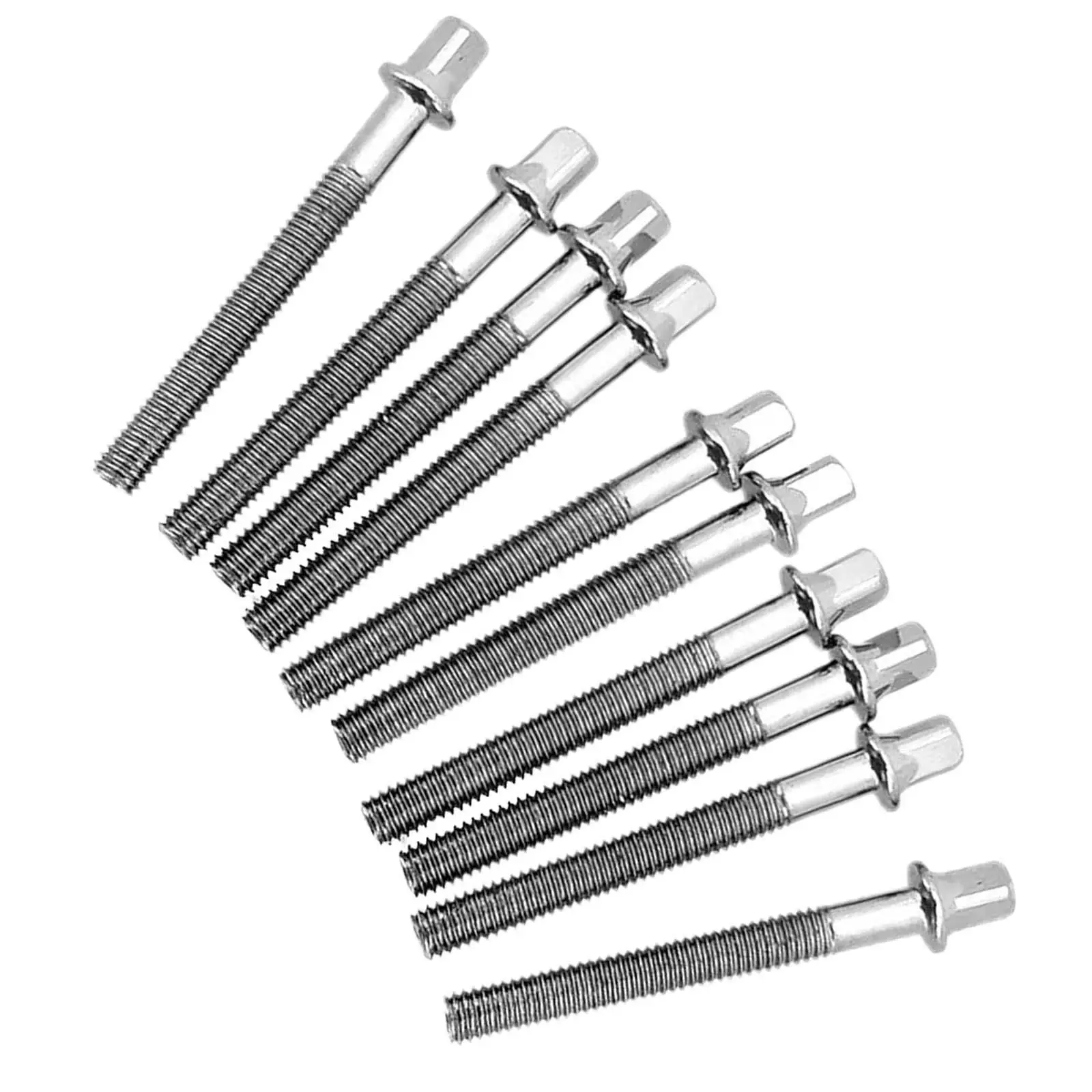 Metal Drum Tight Screws Tension Rods for Percussion Replacement Kit Universal Snare Drum Assembly Hardware Mounting Screws