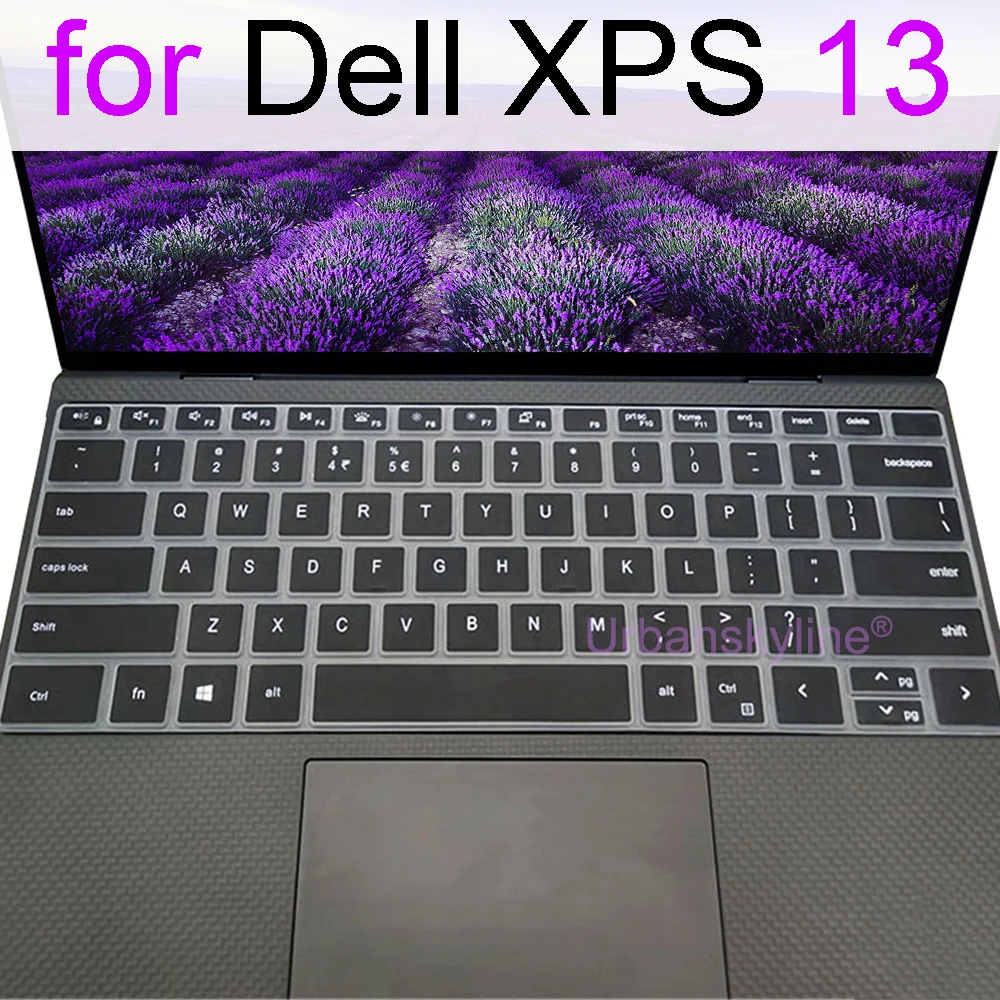 for Dell XPS 13 Keyboard Cover 9340 9345 9300 9310 9305 9350 9360 9365 9370 9380 9575 7390 Protector Skin Case Laptop Silicone