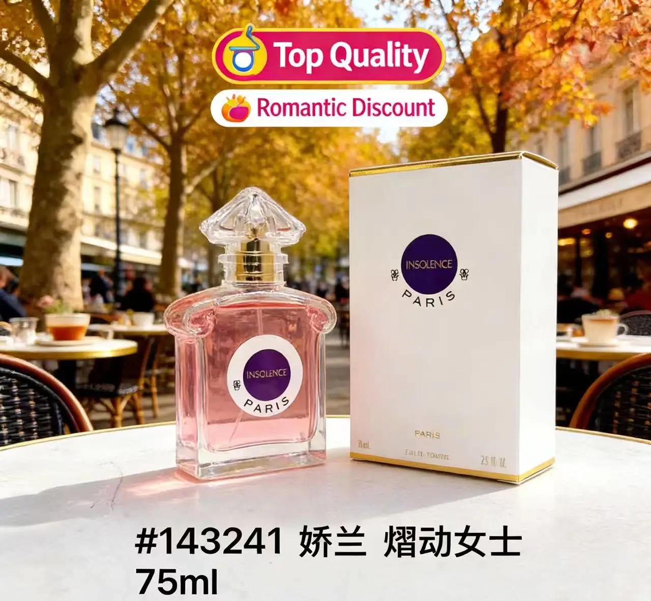 

Top Unisex Popular Best-selling Brand Perfume Vol De Nuit Insolence Apres Lomdee Body Spray Long Lasting Fragrance